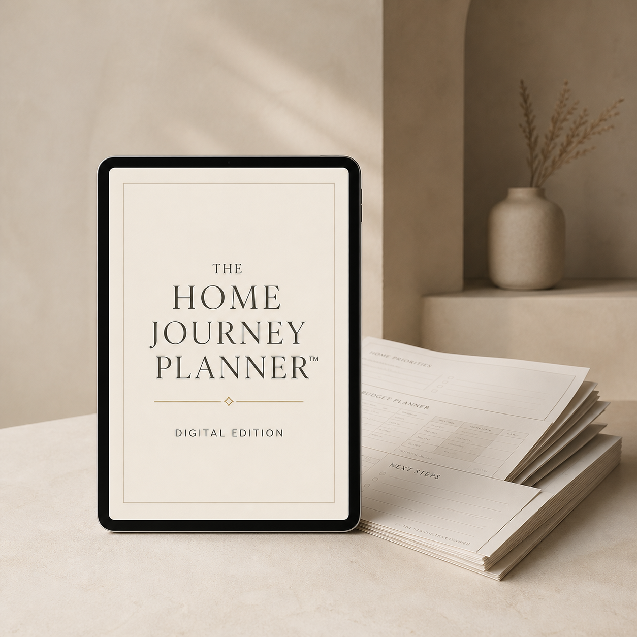 The Home Journey Planner Digital Edition premium mockup